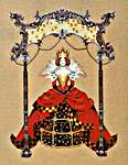 Click/tap for more details of The Queen Bee (cross stitch) by Mirabilia Designs