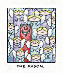 Click for more details of The Rascal (cross stitch) by Peter Underhill