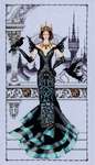 Click for more details of The Raven Queen (cross stitch) by Mirabilia Designs