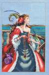 Click for more details of The Red Lady Pirate (cross stitch) by Mirabilia Designs