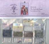 Click for more details of The Red Lady Pirate Embellishment Pack (beads and treasures) by Mirabilia Designs