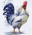 Click for more details of The Rooster (cross stitch) by Luca - S