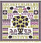 Click/tap for more details of The Rose Sampler (cross stitch) by Jan Houtman Designs