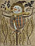 Click for more details of The Scarecrow (cross stitch) by Cottage Garden Samplings