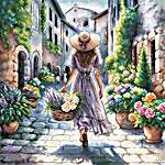Click/tap for more details of The Scent of Flowers (cross stitch) by AVA Stitch