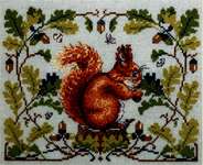 Click for more details of The Squirrel (cross stitch) by Merejka