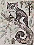 Click/tap for more details of The Sugar Glider (cross stitch) by Cottage Garden Samplings