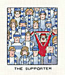 Click for more details of The Supporter (cross stitch) by Peter Underhill