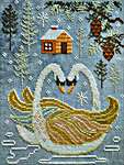 Click for more details of The Swans (cross stitch) by Cottage Garden Samplings