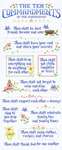 Click/tap for more details of The Ten Commandments of the Sisterhood (cross stitch) by Sue Hillis Designs