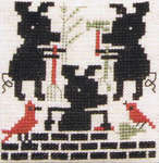 Click for more details of The Three Pigs (cross stitch) by The Prairie Schooler
