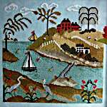 Click/tap for more details of The Tidal River #1 (cross stitch) by By The Bay Needleart