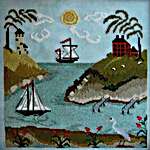 Click/tap for more details of The Tidal River #2 (cross stitch) by By The Bay Needleart