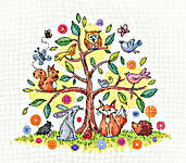 Click for more details of The Tree of Life (cross stitch) by Karen Carter