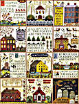 Click for more details of The Village at Hawk Run Hollow (cross stitch) by Carriage House Samplings