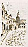 Click for more details of The Village (cross stitch) by Permin of Copenhagen