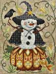 Click for more details of The Witch (cross stitch) by Cottage Garden Samplings