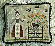 Click/tap for more details of The Witch's Garden (cross stitch) by Pineberry Lane