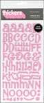 Click for more details of Thickers Glitter Letter & Number Stickers - Jewelry Box Pink (adhesives) by American Crafts