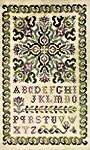 Click/tap for more details of Thistle Crown (cross stitch) by Ink Circles