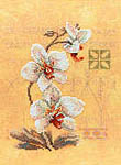 Click for more details of Three Orchids (cross stitch) by Lanarte