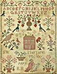 Click/tap for more details of Thy Love More Strong (cross stitch) by Blackbird Designs