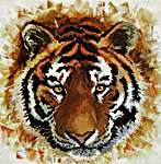 Click for more details of Tiger Charge (no-count cross stitch) by Needleart World