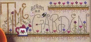 Click for more details of Time Began in a Garden (cross stitch) by Stoney Creek