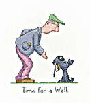 Click for more details of Time for a Walk (cross stitch) by Peter Underhill