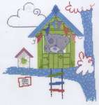 Click for more details of Tiny Tatty Teddy - Home Tweet Home (cross stitch) by DMC Creative
