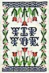 Click/tap for more details of Tip Toe (cross stitch) by Stitchy Prose