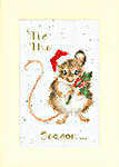 Click for more details of Tis The Season Christmas Card (cross stitch) by Bothy Threads