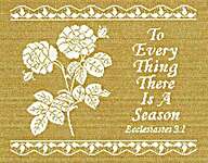 Click for more details of To Every Thing A Season (cross stitch) by Happiness is Heart Made