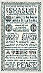 Click/tap for more details of To Everything there is a Season (cross stitch) by My Big Toe