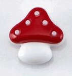 Click for more details of Toadstool Buttons (beads and treasures) by Milward