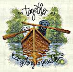 Click for more details of Together Dogs (cross stitch) by Dimensions
