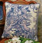 Click for more details of Toile de Jouy Blue (tapestry) by Glorafilia