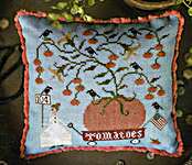 Click/tap for more details of Tomato Dame (cross stitch) by Plum Street Samplers