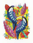 Click for more details of Toucans (cross stitch) by Karen Carter