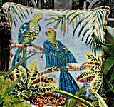 Click for more details of Touracos in the Rainforest (tapestry) by Glorafilia