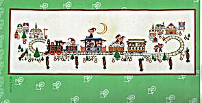 Click/tap for more details of Train Advent Calendar (cross stitch) by Eva Rosenstand