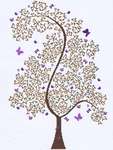 Click for more details of Tree of Butterflies (cross stitch) by Alessandra Adelaide Needleworks
