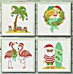 Click for more details of Tropical Christmas (cross stitch) by Tiny Modernist