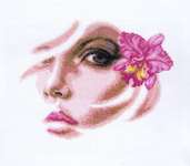 Click/tap for more details of Tropical Orchidee (cross stitch) by RTO