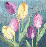 Click for more details of Tulips (long-stitch) by Rose Swalwell