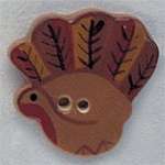 Click for more details of Turkey Button (beads and treasures) by Mill Hill