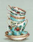 Turquoise Tea Cups