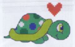 Click for more details of Turtle (cross stitch) by Permin of Copenhagen