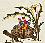 Click for more details of Turtle (cross stitch) by Thea Gouverneur