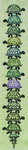 Click/tap for more details of Turtles All the Way Down (cross stitch) by Ink Circles